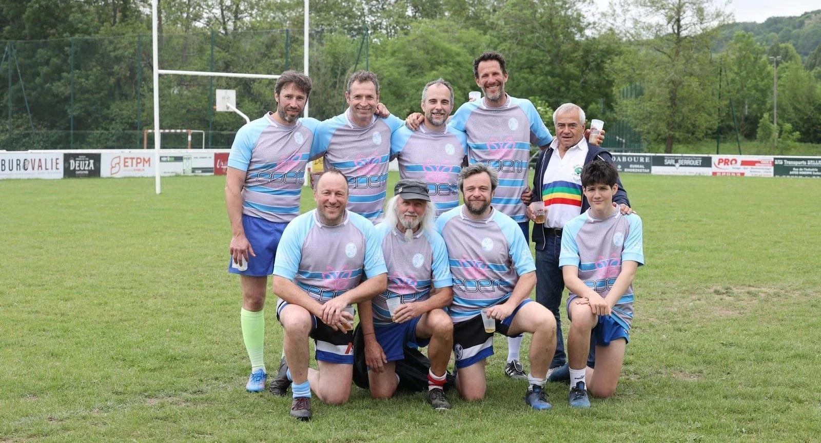 Photo de l'équipe de rugby des vétérans loisir du TAC